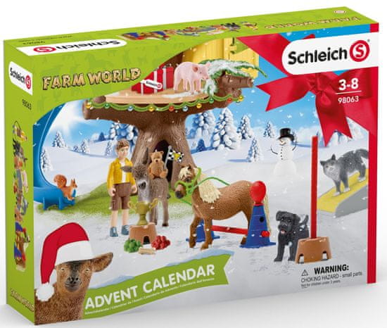 Schleich Adventný kalendár 2020 - Domáce zvieratá
