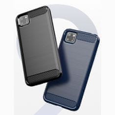 MG Carbon Case Flexible silikónový kryt na Huawei Y5p, čierny