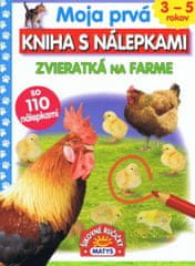 Moja prvá kniha s nálepkami - Zvieratká na farme