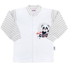 NEW BABY Dojčenský kabátik Panda - 74 (6-9m)