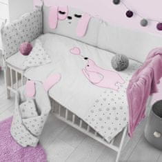 BELISIMA 3-dielne posteľné obliečky Lovely Puppy 100/135 ružové