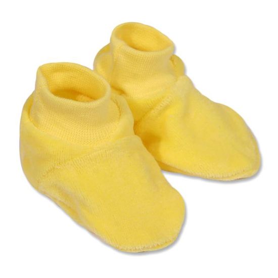 NEW BABY Detské papučky žlté - 62 (3-6m)