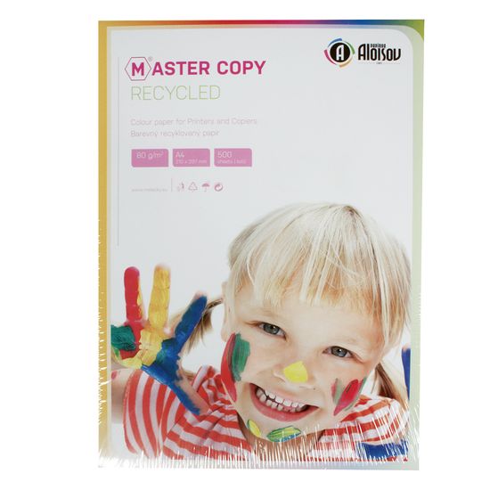 Hit office Papier kopírovací EKO colour Master A4, 80g dúha mix 10 farieb - 500 hárkov