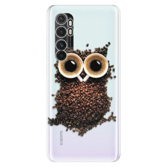 iSaprio Silikónové puzdro - Owl And Coffee pre Xiaomi Mi Note 10 Lite