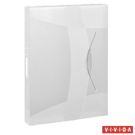 Esselte Box na spisy s gumičkou "Jumbo Vivida", Vivida biela, 40 mm, A4, PP, 624050