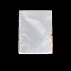 Esselte Euroobal s farebnou hranou - červená, transparentná, A4, 105 mikrónov, 55363