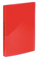 VIQUEL Dosky krúžkové "PropyGlass", červená, 2 krúžky, 25 mm, A4, PP, 020243-08
