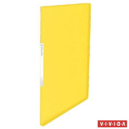 Esselte Katalógová kniha "Vivida", mäkká, žltá, A4, 20 vreciek, 623995