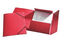Esselte Prešpánové dosky na spisy, "Rainbow", červená, A4, 15 mm, prešpánový kartón, 26593