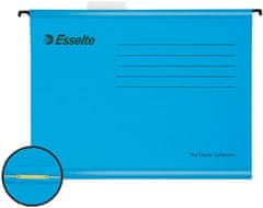 Esselte Zosilnené závesné dosky "Classic" s rýchloviazačom, modrá, A4, recyklovaný kartón, 93130