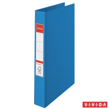 Esselte Krúžkový zakladač "Standard", Vivida modrá, 4 krúžky, 42 mm, A4, PP, 14460