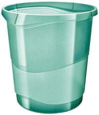 Esselte Odpadkový kôš "Colour`Ice", priehľadná zelená, 14 l, 626290