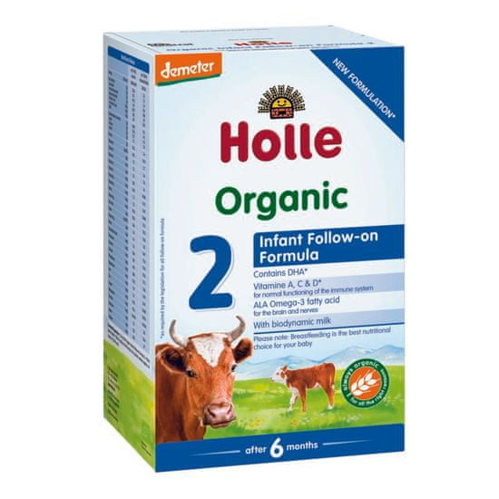 Holle Bio - detská mliečna výživa 2 pokračovacia 3x600g