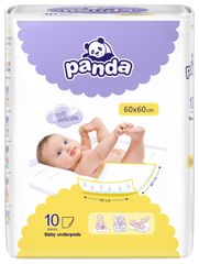 Panda Bella Happy detské prebaľovacie podložky 60x60cm 10ks