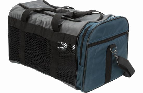 Trixie Transportná taška SAMIRA 31x32x52, sivá / modrá