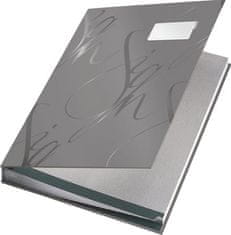 Donau Dizajnová podpisová kniha, šedá, A4, 18 častí, 57450085