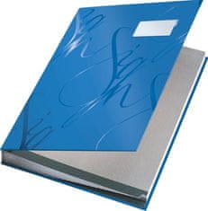 Donau Dizajnová podpisová kniha, modrá, A4, 18 častí, 57450035