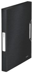 LEITZ Box na spisy "Style", saténovo čierna, 30 mm, PP, A4 39560094