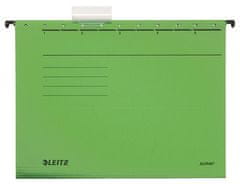 LEITZ Závesné dosky "ALPHA " typu V, zelená, A4, kartón 19850155