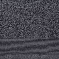 Vidaxl Saunové uteráky 5 ks antracitové 80x200 cm bavlnené 450 g/m2