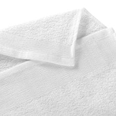 Vidaxl Saunové uteráky 5 ks biele 80x200 cm bavlnené 450 g/m2