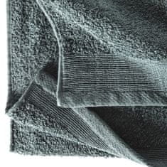 Vidaxl Saunové uteráky 5 ks zelené 80x200 cm bavlnené 450 g/m2