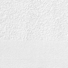 Vidaxl Osušky 10 ks, bavlna 350 g/m2, 100x150 cm, biele