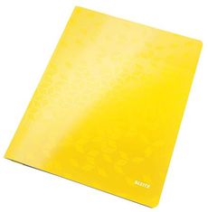 LEITZ Dosky s rýchloviazačom "Wow", žltá, A4, laminovaný kartón 30010016