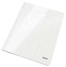 LEITZ Dosky s rýchloviazačom "WOW", biela, lesklé, polaminovaný kartón, A4 30010001