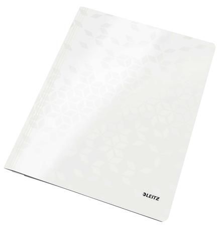LEITZ Dosky s rýchloviazačom "WOW", biela, lesklé, polaminovaný kartón, A4 30010001