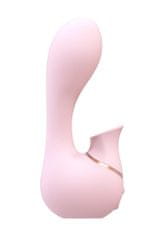 Shots Toys Irresistible Mythical pink vibrátor s stimulátorom klitorisu