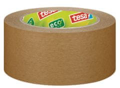 Tesa Tesapack ecoLogo papierová baliaca páska na kartón, ekologická, odtrhnuteľná rukou, 50m:50mm