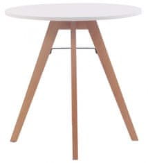BHM Germany Jedálenský stôl Alter, 75 cm, prírodné drevo / biela
