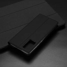 Dux Ducis Skin Pro knižkové kožené puzdro na Samsung Galaxy Note 20, čierne