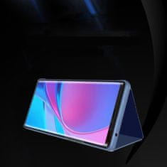 MG Clear View knižkové puzdro na Samsung Galaxy A72, ružové