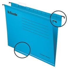 Esselte Zosilnené závesné dosky "Classic", modrá, A4, recyklovaný kartón, 90311