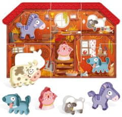 Montessori: Moje prvé puzzle - Farma