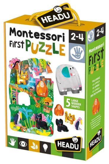 Headu Montessori: Moje prvé puzzle - Džungľa