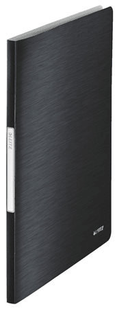 LEITZ Katalógová kniha "Style", saténovo čierna, 20 vreciek, A4 39580094