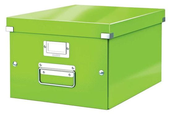 LEITZ Škatuľa, rozmer A4, "Click&Store", zelená
