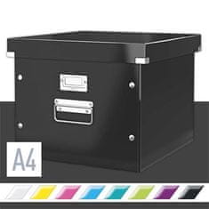 LEITZ Archivačná krabica "Click&Store", čierna, na závesné zakladacie dosky
