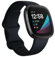 Fitbit Sense, Carbon/Graphite Stainless Steel