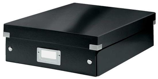 LEITZ Škatuľa "Click&Store", čierna, organizačná, rozmer M, LEITZ