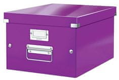LEITZ Univerzálna krabica "Click & Store", fialová, A4, 60440062