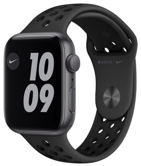 Apple Watch Nike SE , 44 mm Space Gray Aluminium Case with Anthracite/Black Nike Sport Band (MYYK2HC/A)