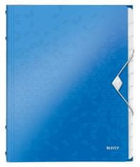 LEITZ Triediaca kniha "Bebop", modrá, 12 častí, A4, LEITZ
