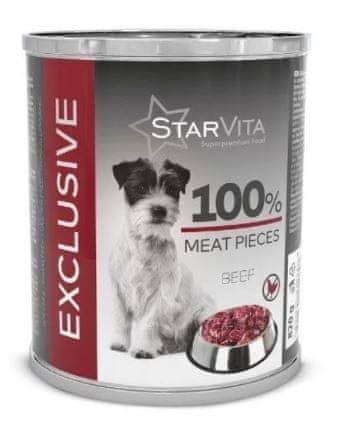 Starvita konzerva exclusive hovädzie 6x820 g