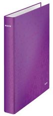 LEITZ Zakladač štvorkrúžkový "Active Wow", purpurová, polaminovaný kartón, 40 mm 42420062