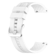 BStrap Silicone Cube remienok na Huawei Watch GT 42mm, white
