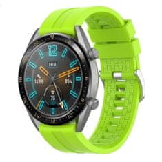 BStrap Silicone Cube remienok na Huawei Watch GT 42mm, fruit green